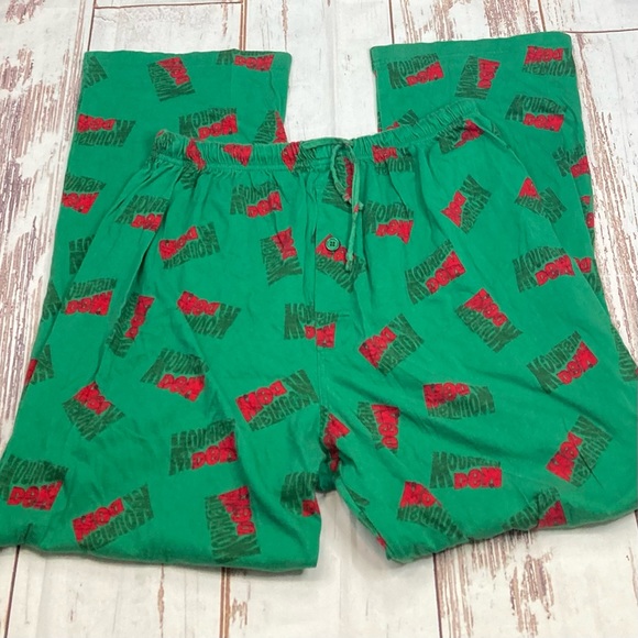 Mountain Dew Other - Pajama Pants Mountain Dew Green & Red Sleepwear Sz X-Large